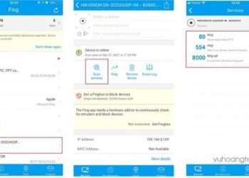 phần mềm dò tìm địa chỉ IP Camera