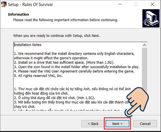 tải Rules Of Survival trên PC 